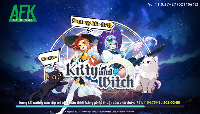 Mẹo để chơi tốt game Kitty and Witch vừa mới ra mắt gói ngôn ngữ tiếng Việt