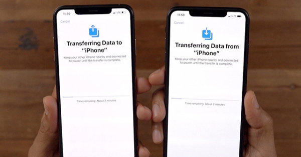 Chuyển dữ liệu từ điện thoại cũ sang iPhone 11 mới tậu