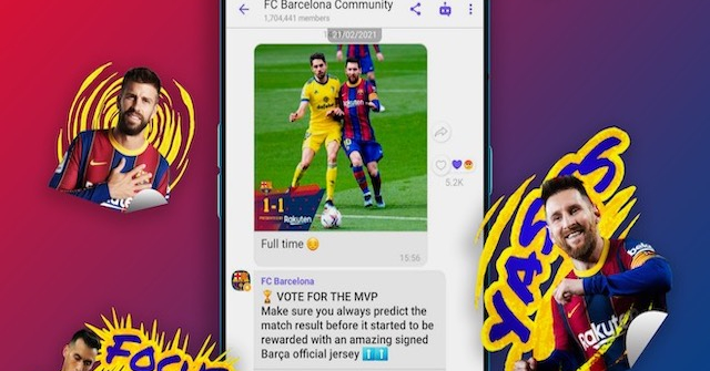 Fan hâm mộ FC Barcelona không thể bỏ qua tính năng mới trên Viber