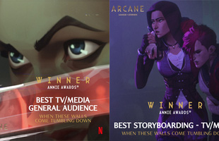 Arcane thắng cả 9 đề cử tại giải thưởng Annie Award, Riot vẫn bị cà khịa: 