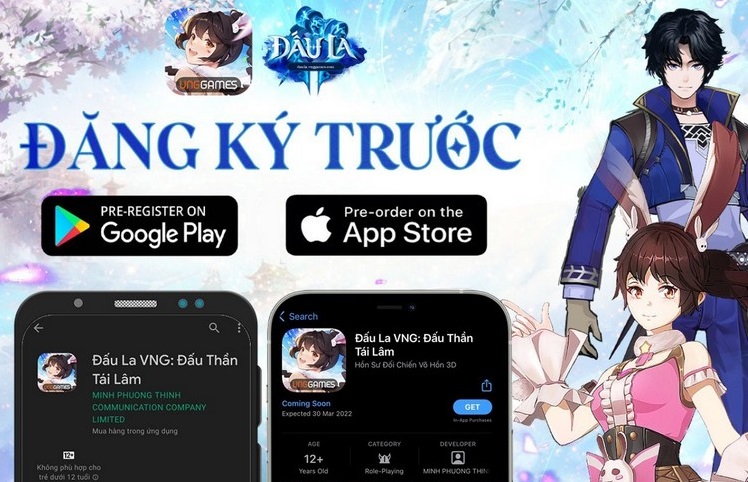 Đấu La VNG: Đấu Thần Tái Lâm đã có mặt trên cả Google Play Store và Apple Store