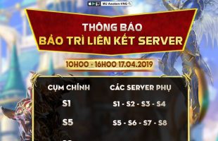 MU Awaken VNG chuẩn bị tiến hành gộp Server