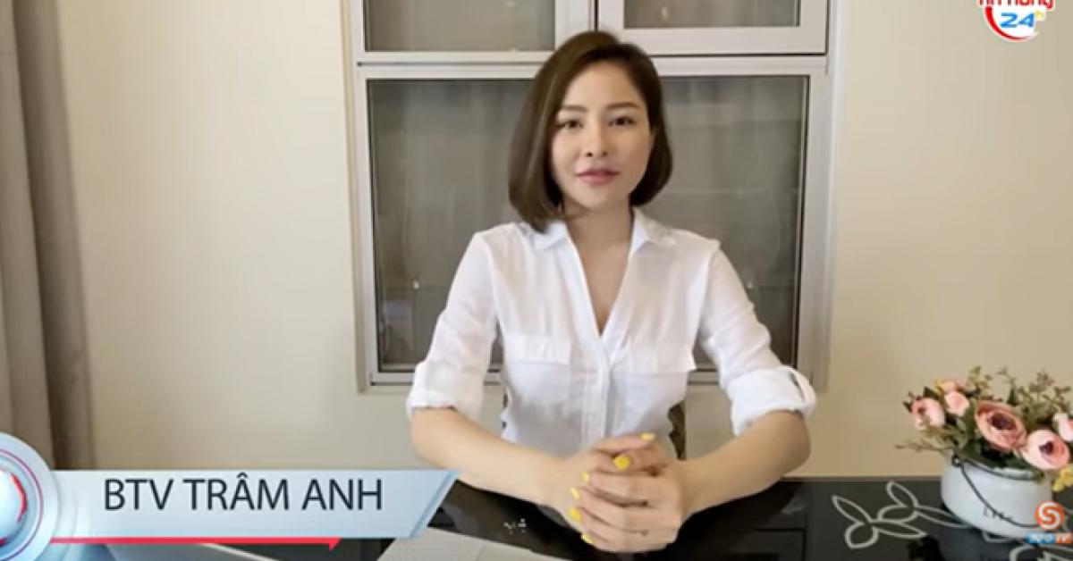 Trâm Anh bất ngờ trở thành BTV, nói 1 câu khiến dân mạng ngỡ ngàng