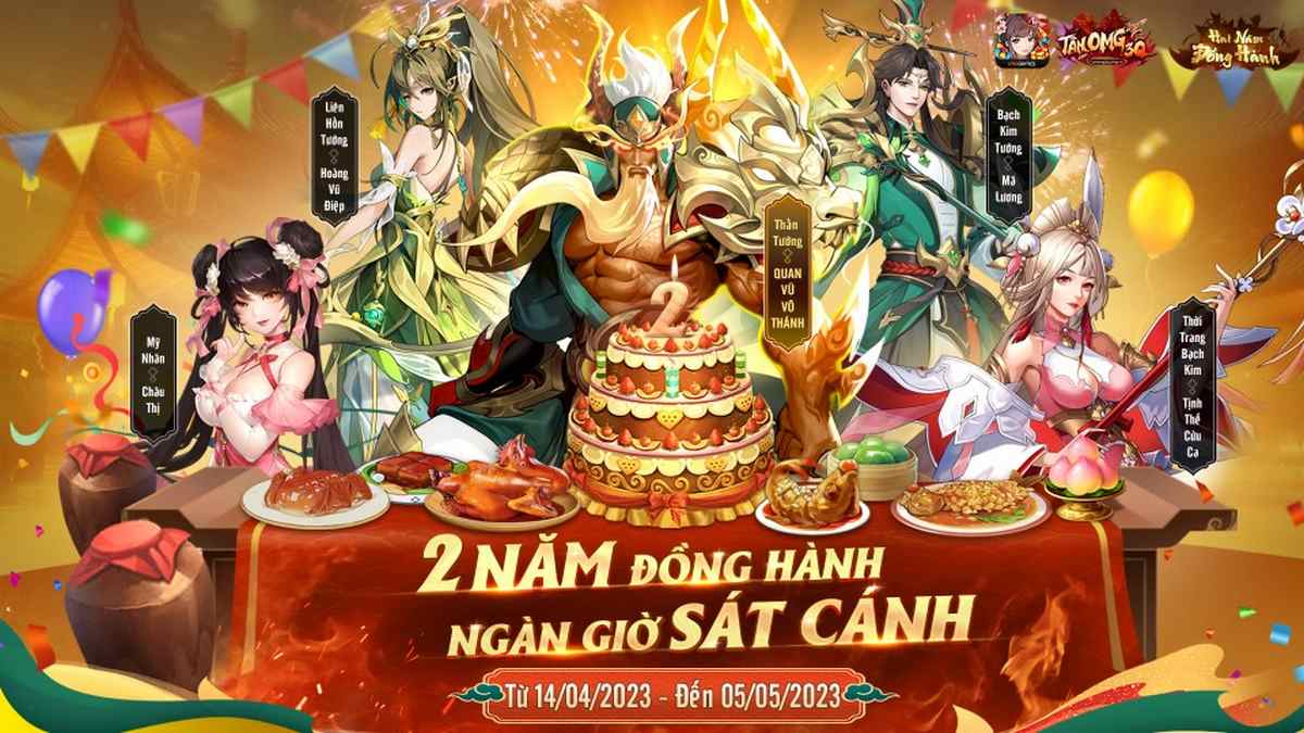 Sướng nhất game thủ Tân OMG3Q – VNG: dự sinh nhật 2 tuổi được nhận ngay vật phẩm bạch kim miễn phí