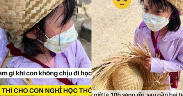 Câu chuyện trị con lười đi học khiến ai cũng ngả mũ thán phục