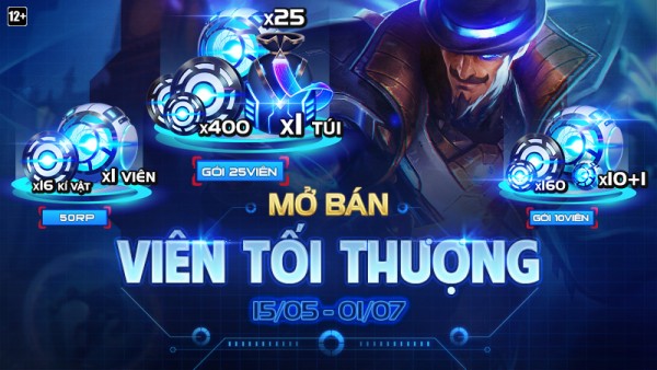 Mở bán báu vật Tối Thượng: Viên, Túi, và Kỉ vật Tối Thượng từ 15/05 đến 01/07