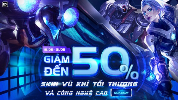 Giảm giá trang phục Vũ Khí Tối Thượng – Tham gia Quân Truy Hồi từ 15/05 đến hết 21/05