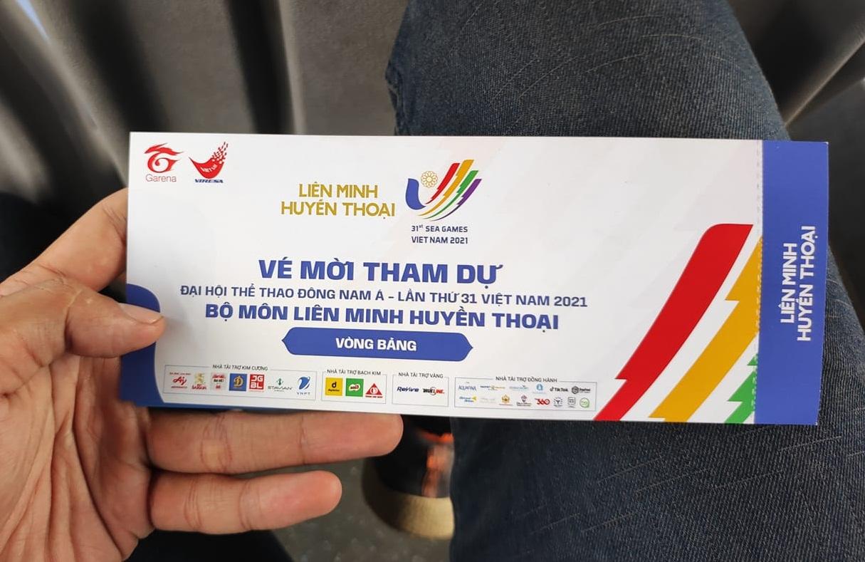 SEA Games 31: Vé xem LMHT bất ngờ xuất hiện ở 'chợ đen' với cái giá cả triệu đồng