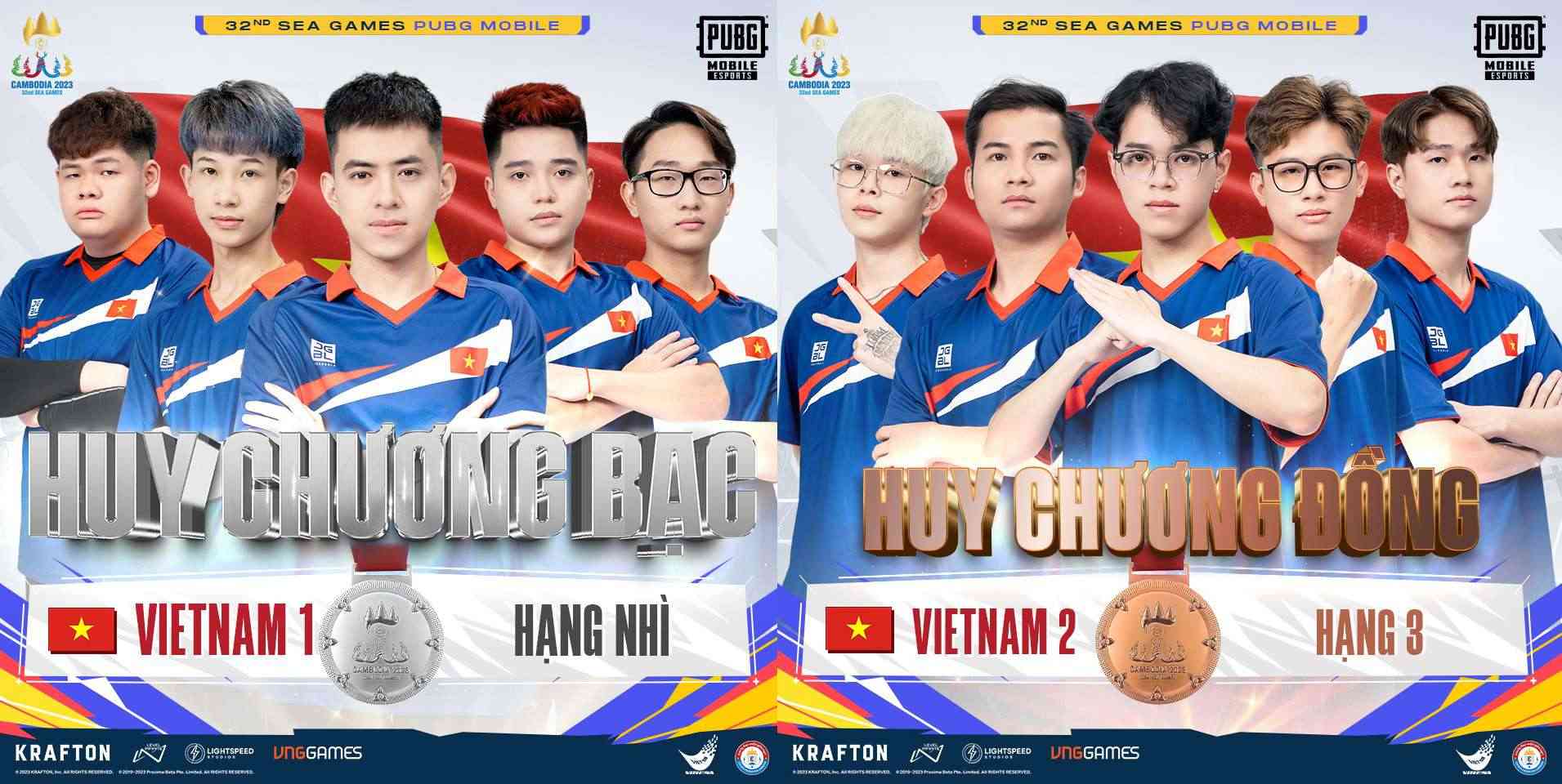 [Trực Tiếp] SEA Games 32 PUBG Mobile đồng đội ngày cuối: Indonesia giành được HCV, Việt Nam có được HCB và HCĐ