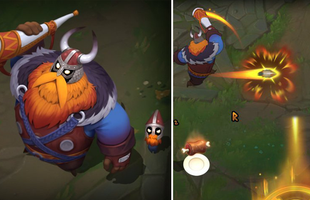 LMHT: Hết kiên nhẫn với Riot, fan tự tay làm skin Bard Vikings đẹp 'bao ngầu'