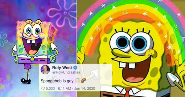 Trời ơi tin được không, chú bọt biển SpongeBob vui nhộn vừa công khai là LGBT rồi này!