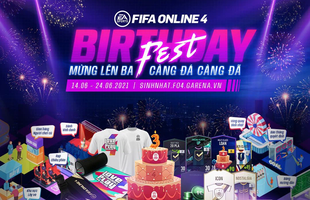 FIFA Online 4 kỷ niệm sinh nhật 3 tuổi bằng siêu lễ với hàng ngàn phần quà cực khủng