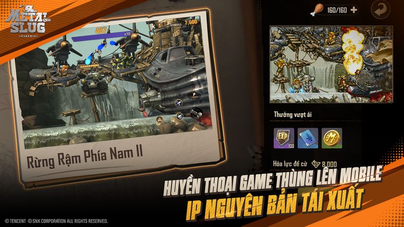 Metal Slug: Awakening - Huyền thoại game thùng tái xuất trên mobile, ra mắt ở VN & 7 khu vực khác