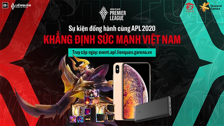 Event Đồng hành cùng APL 2020 - Nhận Nakroth ADC kèm skin bậc A