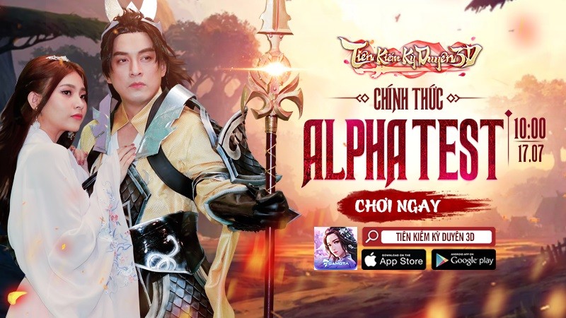 Tiên Kiếm Kỳ Duyên 3D Alpha Test 17/07, Lam Trường chính thức trở thành Đại sứ hình ảnh