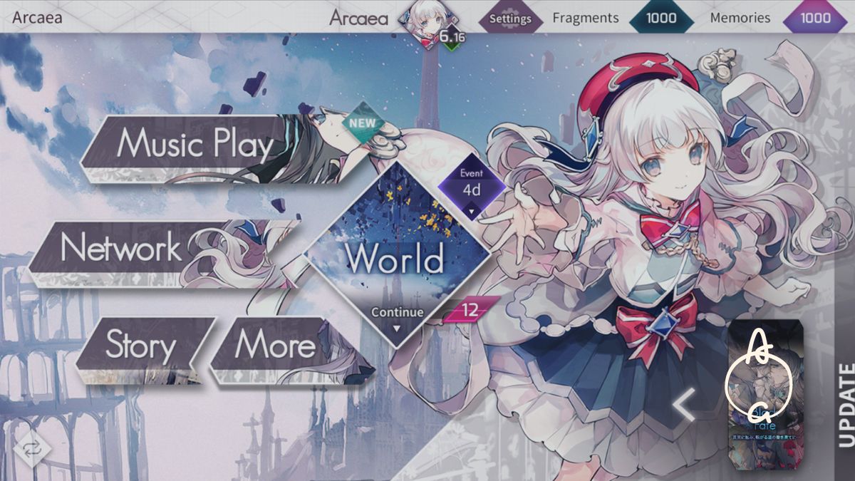 Arcaea – Piano Title nhưng khá nhiều khác biệt