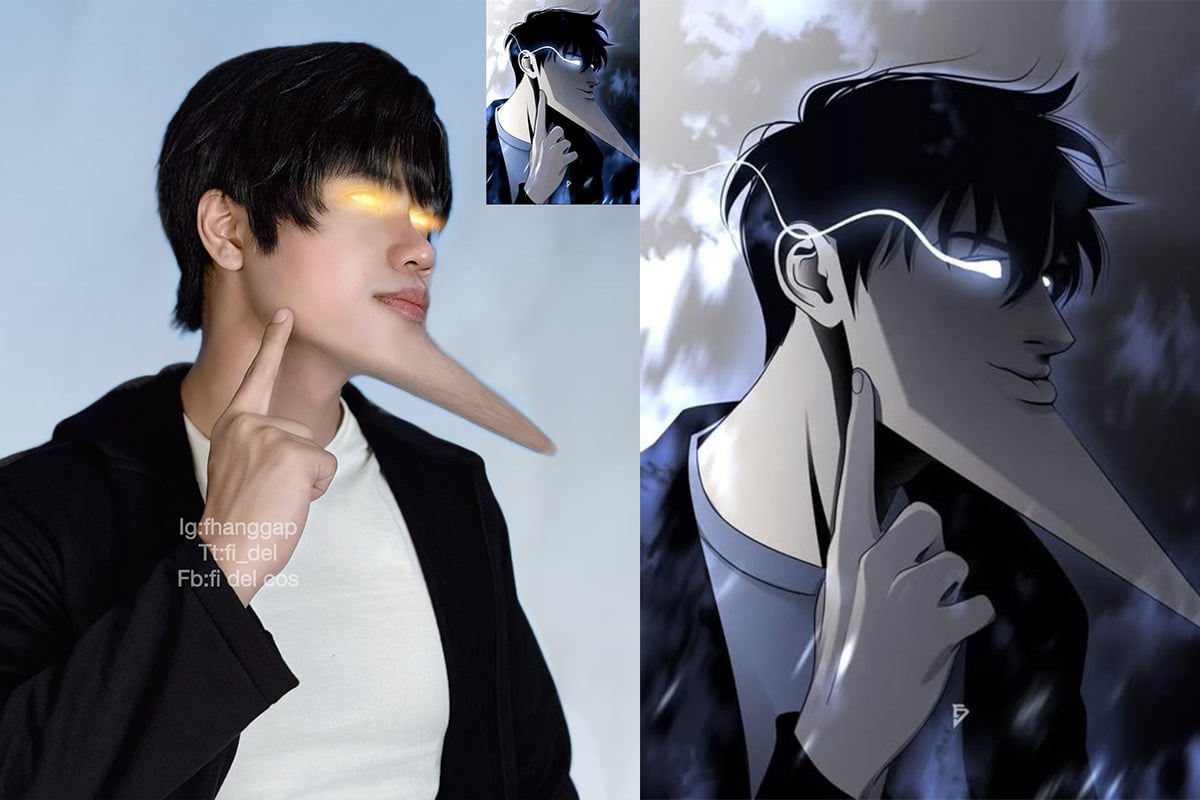 Cười không nhặt được mồm với bộ cosplay Solo Leveling cực kì độc đáo