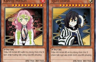 Giật mình khi thấy dàn trụ cột trong Kimetsu no Yaiba trở thành quái vật trong các lá bài phép thuật Yu-Gi-Oh