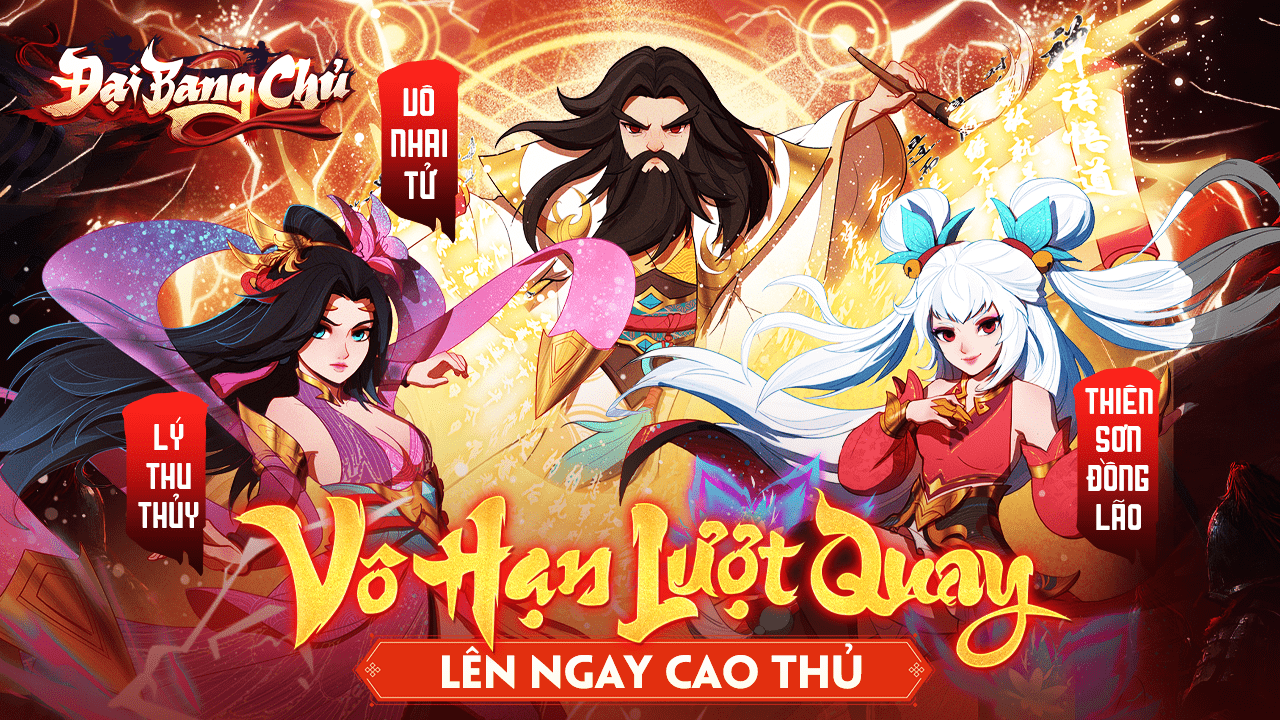 Đại Bang Chủ - Tuyệt tác game Kim Dung, free 5 'tuyệt đại cao thủ', vô hạn chiêu mộ khi vào game