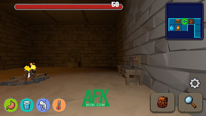 DungeonHiker game khám phá ngục tối kết hợp sinh tồn với chiến thuật sử dụng thẻ bài