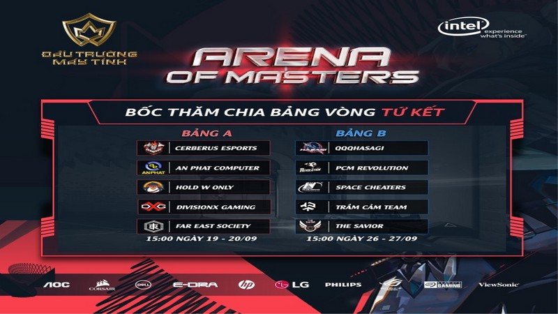 Các huyền thoại FPS Việt Nam quyết đấu tại Tứ Kết Arena of Masters: Valorant Tournament