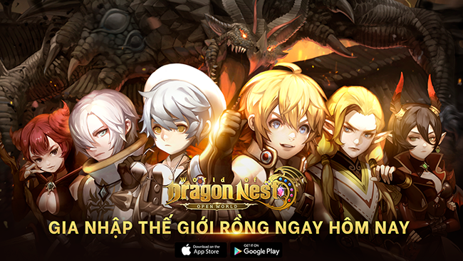 World of Dragon Nest VN mở đăng ký trước với phần thưởng khủng