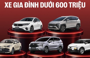 City, Stargazer, Xpander, Vios hay VF 5 là Xe Gia đình của năm, hạng dưới 600 triệu?