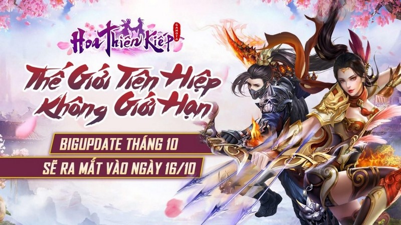 Hoa Thiên Kiếp có Big Update với vô vàn nội dung và quà tặng hấp dẫn