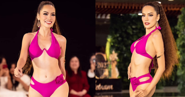 Bắt trọn phần thi bikini của Lê Hoàng Phương qua 