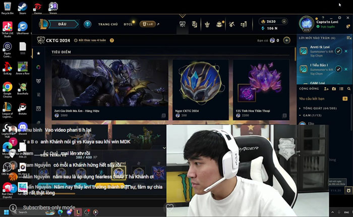 LMHT: Levi trở lại stream, giải đáp tranh cãi quanh vấn đề ban pick trong trận với Liquid - ESPORT