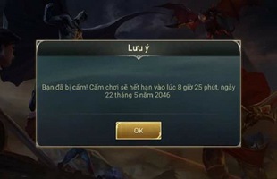 Liên Quân Mobile: Nạp quân huy lậu, game thủ này bị khóa account tới năm 2046