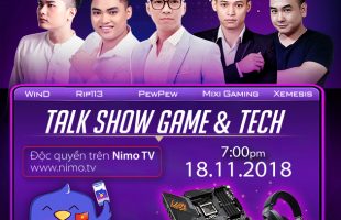 Talkshow đặc biệt PUBG vs COD:BO4 của PewPew trên Nimo TV cùng Độ Mixi chính thức diễn ra vào ngày 18/11