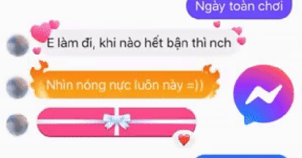 Sau tính năng gửi tin nhắn hộp quà, Messenger lại có thêm nhiều hiệu ứng mới cực hay ho, nhưng chỉ dành cho những ai có 