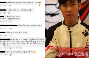 Fan hâm mộ SofM hân hoan chào mừng Levi đến với LPL, nhưng cũng không khỏi chạnh lòng khi nhìn lại Snake Esports thời điểm hiện tại