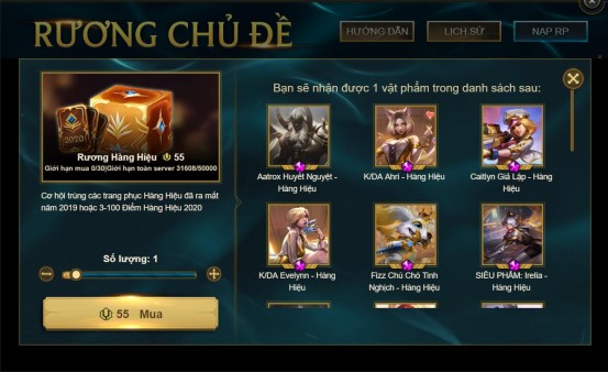 RƯƠNG CHỦ ĐỀ: HÀNG HIỆU