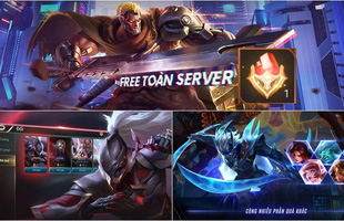 Garena chơi tất tay, tặng game thủ Liên Quân 6 tướng, 5 skin trong đó có 1 tướng và trang phục đá quý