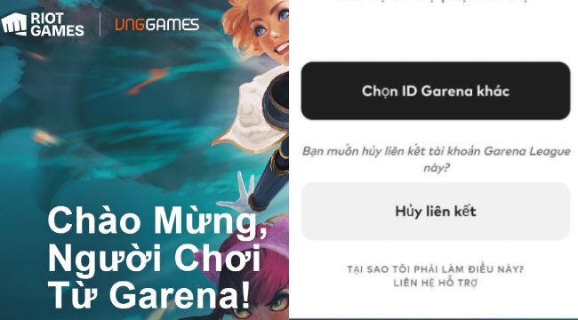 LMHT: Đã có thể hủy liên kết tài khoản Garena sang Riot, cộng đồng thở phào nhẹ nhõm