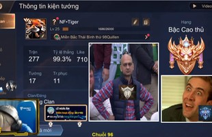 Liên Quân Mobile: Streamer trình Thách Đấu cày Rank thấp 