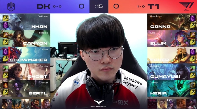 LMHT: Faker ra quân, T1 Esports vẫn thất thủ đáng tiếc trước DAMWON KIA