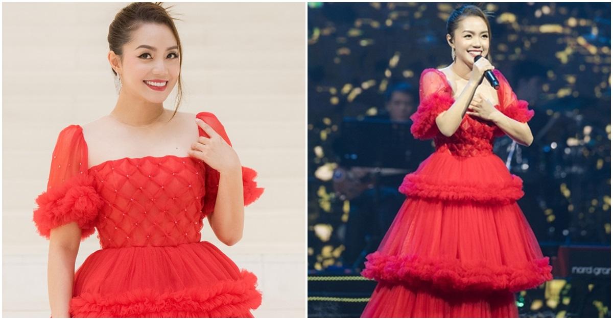 Nguyễn Ngọc Anh đẹp ngọt ngào và quyến rũ hát chương trình “Xuân quê hương”