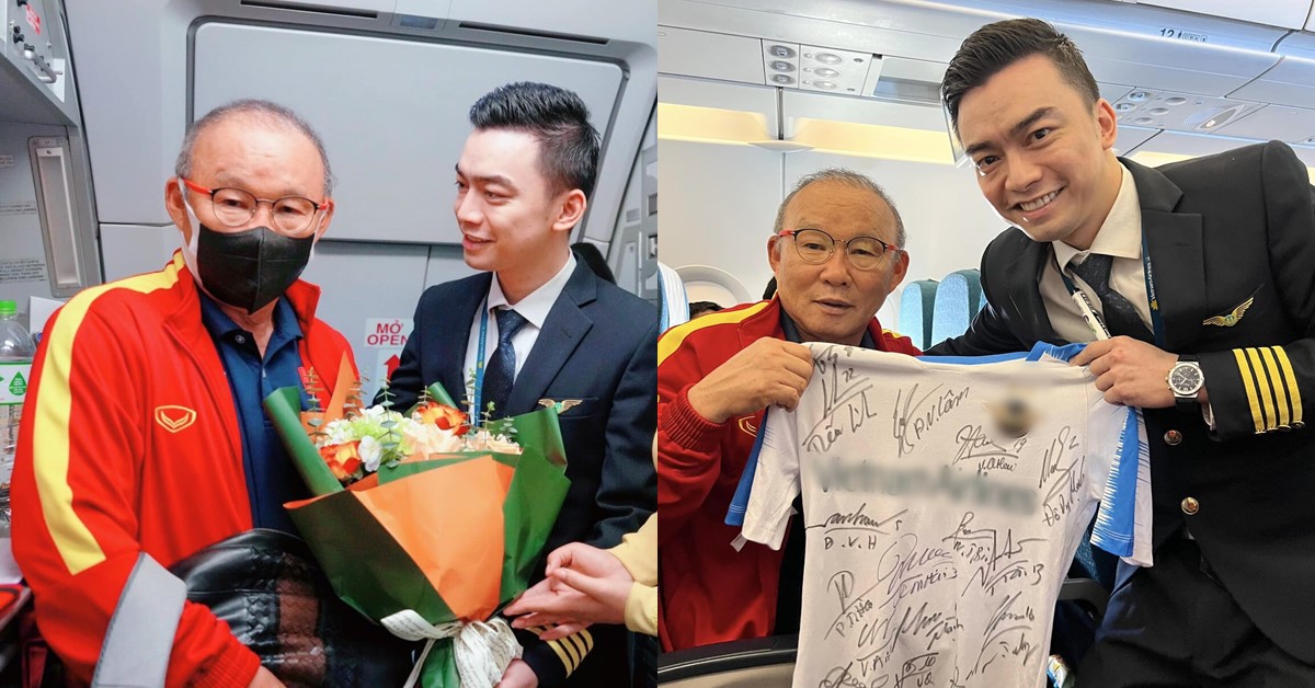 Cơ trưởng chuyến bay có lời nhắn nhủ đặc biệt tới đội tuyển VN từng là diễn viên nhí đình đám