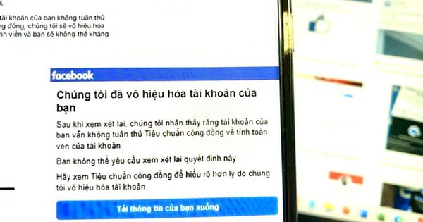 Vì sao tài khoản Facebook của nhiều người bất ngờ "bay màu"?