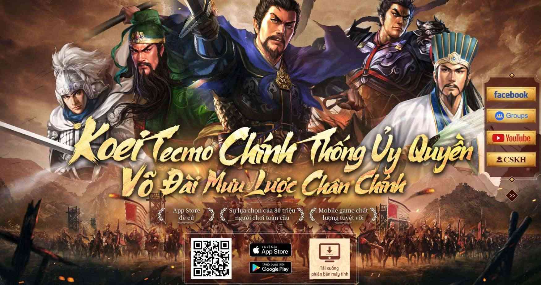 Tam Quốc Chí - Chiến Lược ra mắt bản PC giúp game thủ tận hưởng võ đài chiến lược rộng lớn hơn