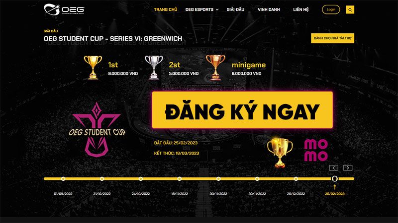 OEG Student Cup: Series VI x Greenwich chính thức mở cửa đăng ký, nhanh tay tham gia ngay!