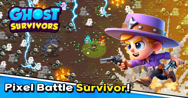 Game roguelike săn ma Ghost Survivors: Pixel Hunt cực vui nhộn thích hợp để giải trí cuối tuần