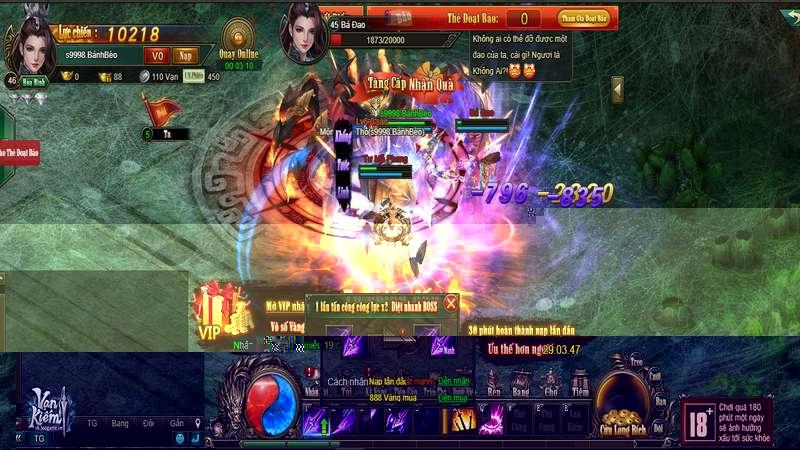 Vạn Kiếm tặng giftcode mừng game mở cửa chính thức