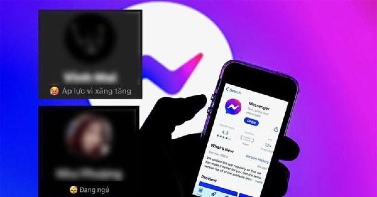 Facebook Messenger vừa có tính năng cập nhật trạng thái, người dùng tha hồ bộc lộ cảm xúc