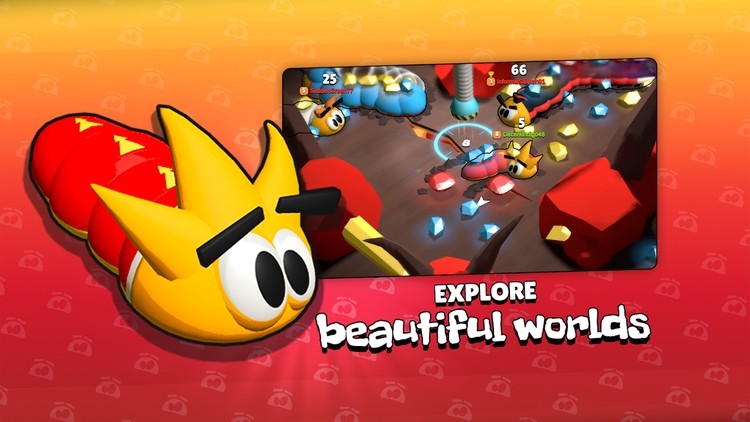 Wacky Worms: Diamond Rush - Game vui nhộn với đề tài về những chú sâu dễ thương