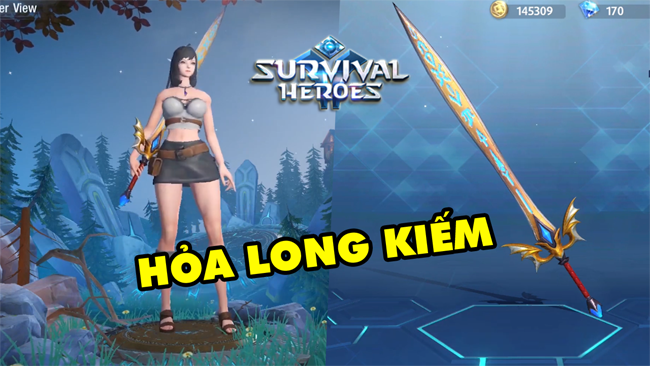 Survival Heroes Việt Nam: Hướng dẫn sử dụng vũ khí Hỏa Long Kiếm hiệu quả