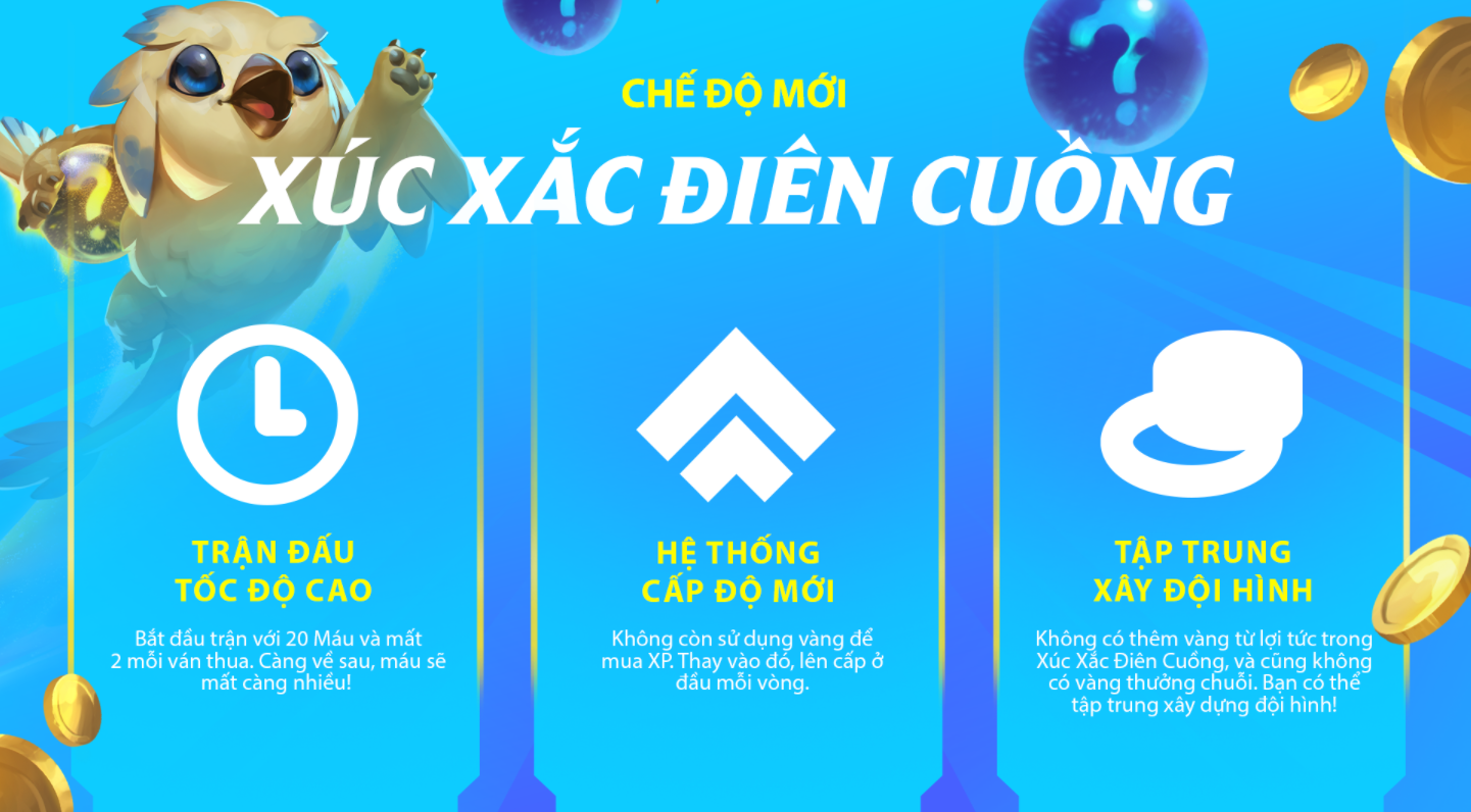 Chế độ Xúc Xắc Điên Cuồng sắp ra mắt tại ĐTCL có gì 'hot'?